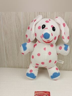 Pink Spotted Elephant Plush Rudolph Island Misfit Toys Stuffed 11" Toy Factory.